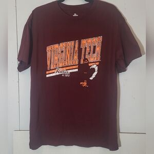 KA Knights Apparel Virginia Tech Hokies Short Sleeve Graphic Tee size large